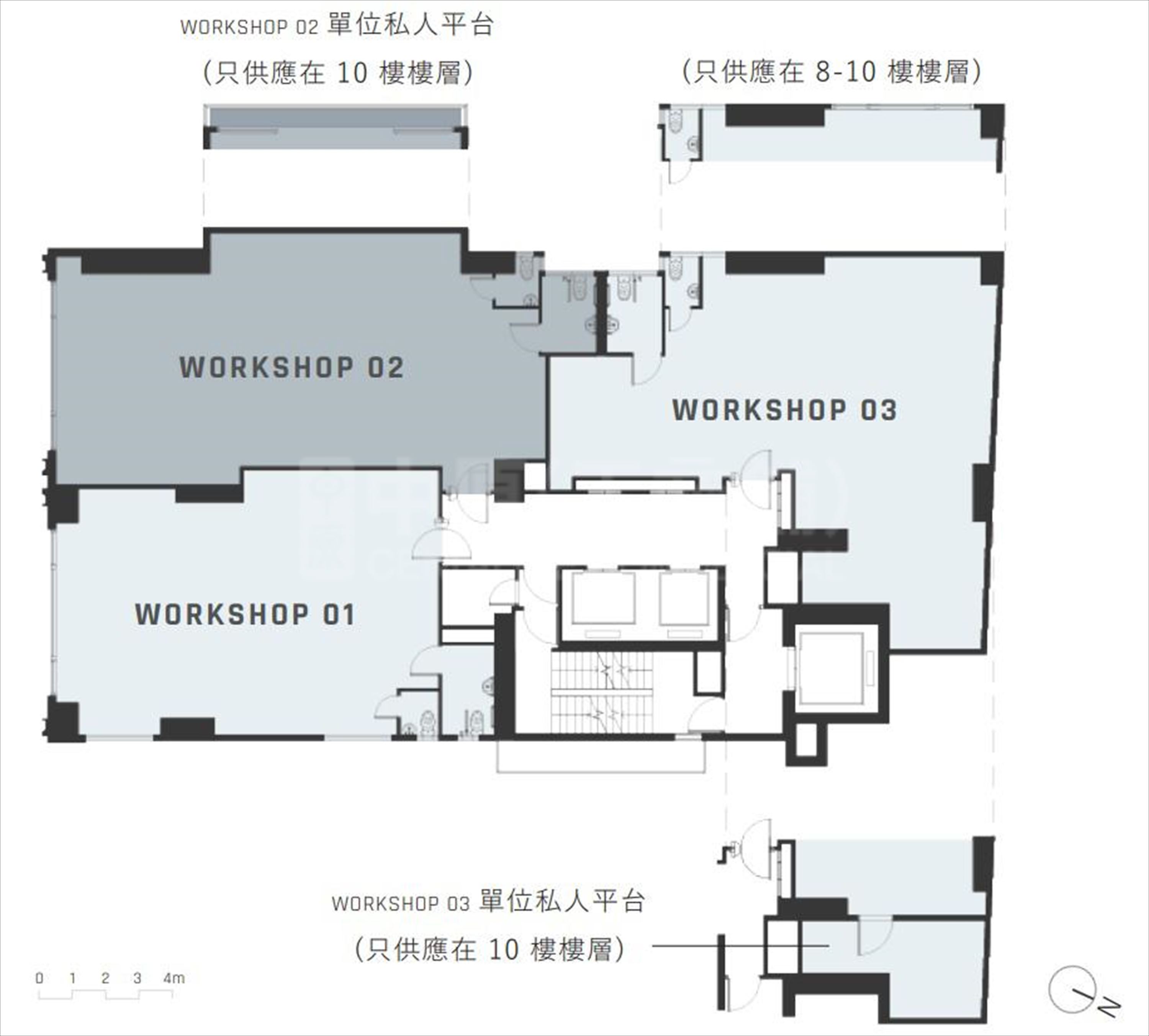 one two oneone two one 7-10楼平面图｜工业一手新盘｜中原工商铺